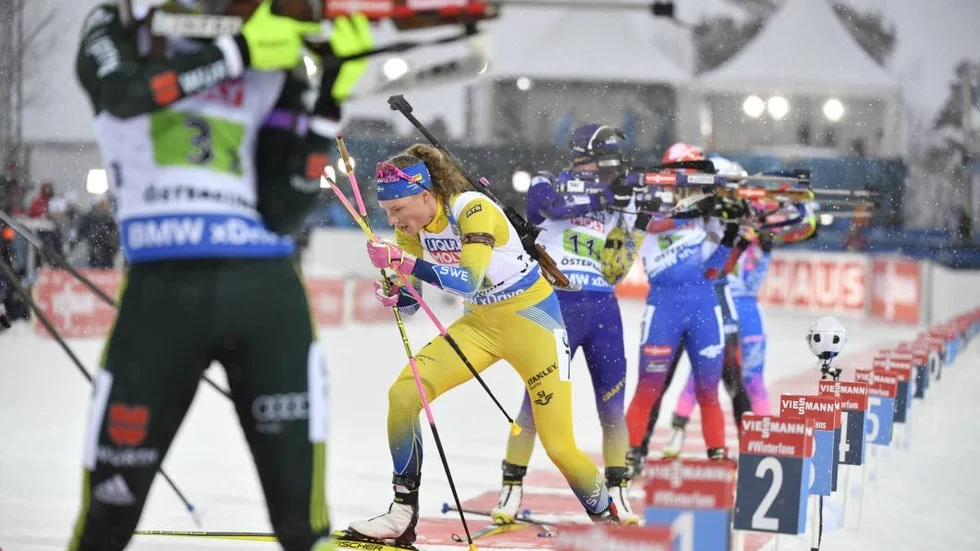 Hanna Öberg visade att skytteformen sitter där den ska, men åkmässigt var inte Piteå-åkaren helt nöjd.