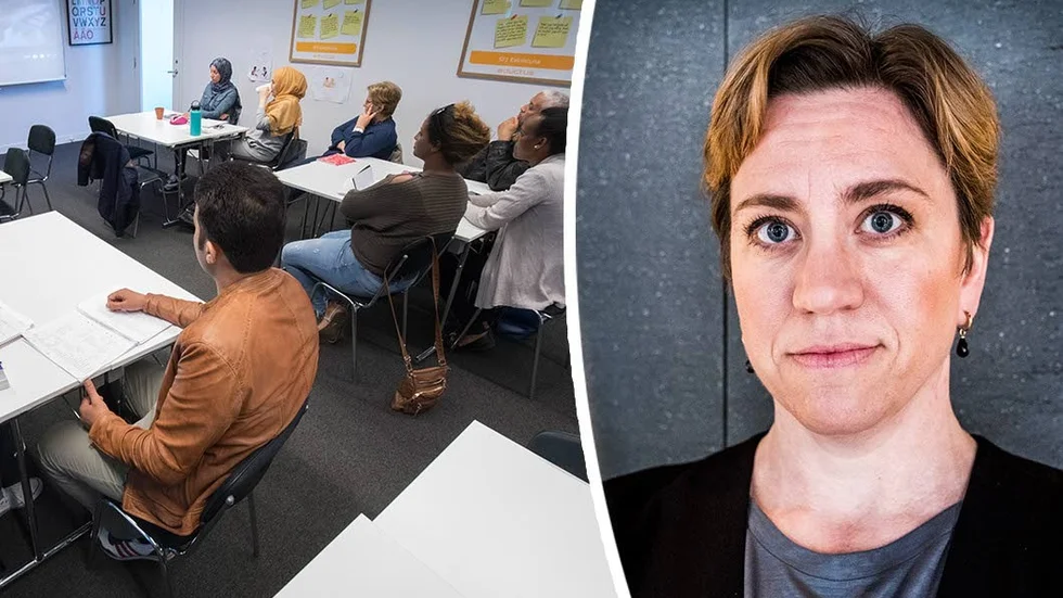 Genrebild samt Maria Mattsson Mähö, vd för Alpha CE.