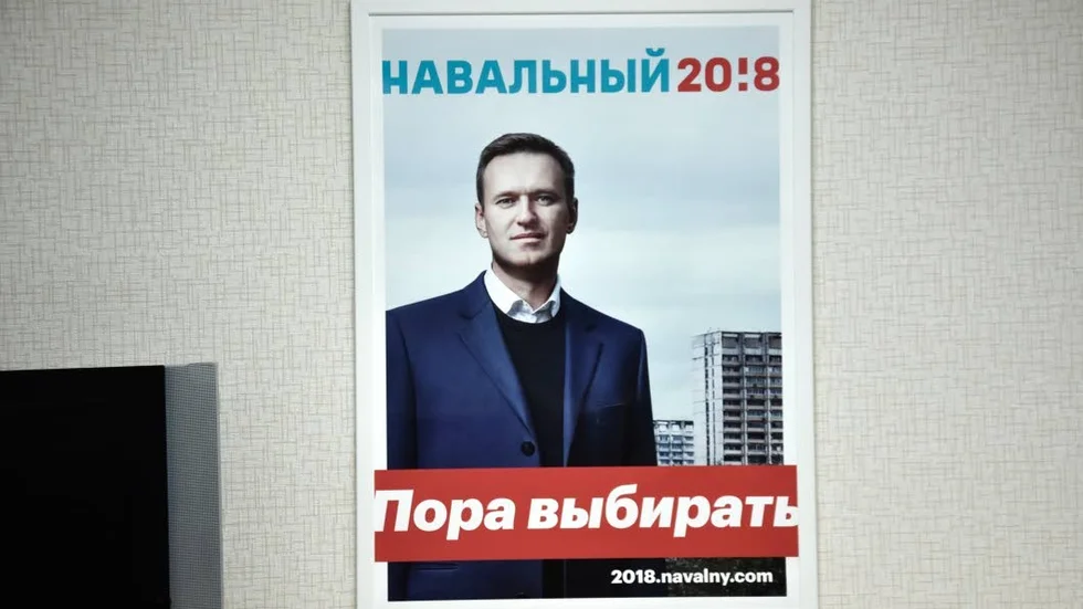 Aleksej Navalnyj fick inte ställa upp i presidentvalet heller.