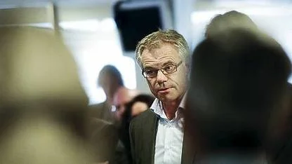 Lennart Foss från NTM-koncernen träffade UNT-personalen på torsdagen.