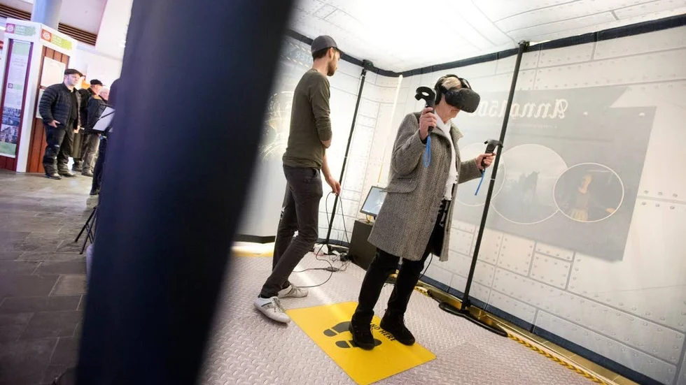 Speeddejting och VR är några av nyheter på årets rekryteringsmässa i Luleå. Bilden är dock från ett annat tillfälle med virtual reality.
