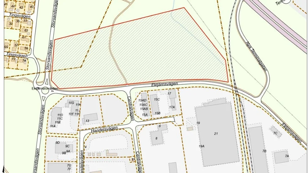 Storheden växer. Här, norr om det befintliga industriområdet och mitt emot Ektjärns bostadsområde, ska Luleå kommun upprätta en detaljplan.