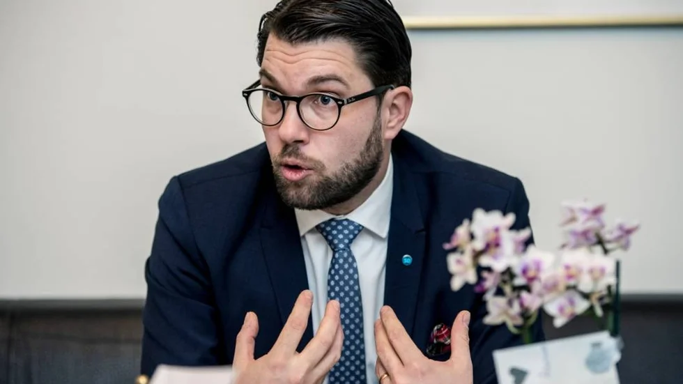Jimmie Åkesson, partiledare för Sverigedemokraterna