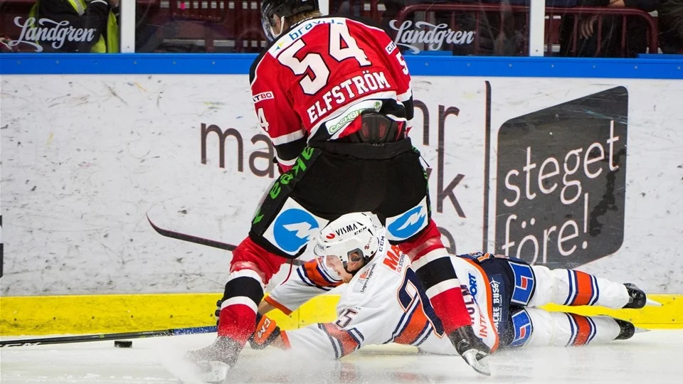 Mattias Elfström ska träna med Detroit i en vecka. Foto: TT