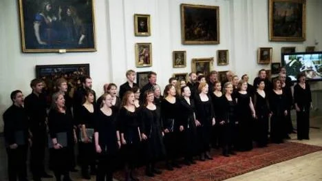 Stina Ekblad och Uppsala Akademiska Kammarkör.