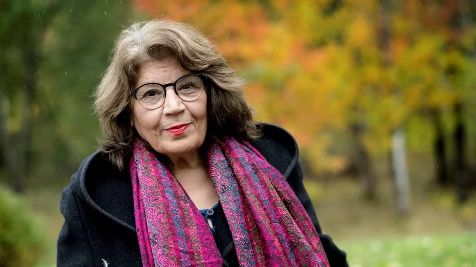 Jila Mossaed, poet och författare.