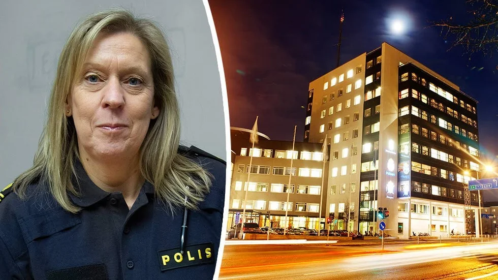 Lisa Sannervik, presstalesperson hos Uppsalapolisen.