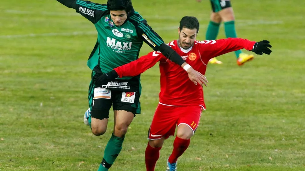 Dillan Ismail, här under en match för Enköping 2012.