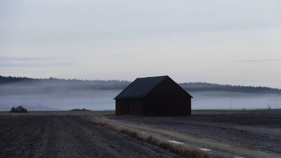 Morgonvy i Torstuna, en del av Enköpings landsbygd.
