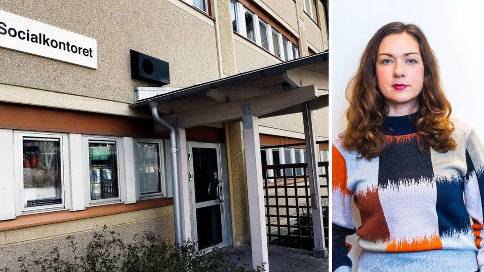 Veronica Magnusson på Vision kommenterar säkerheten på socialkontoret.