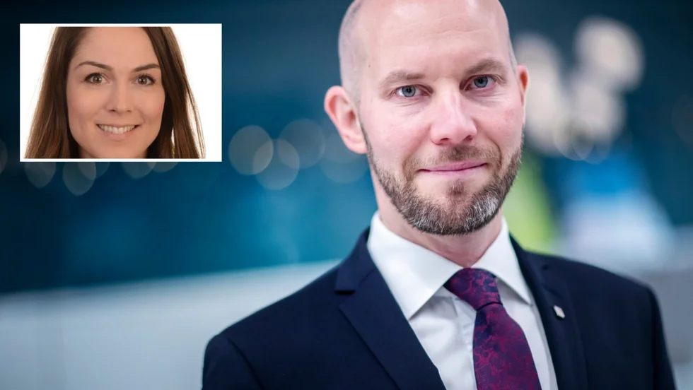 Claes Nordmark och Sophia Anderberg