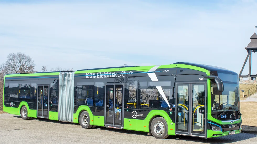 Så här ser de nya elbussarna ut som ska trafikera Uppsalas gator.