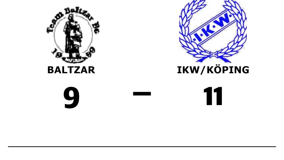 Team Baltzar BC förlorade mot IKW/Köping BK