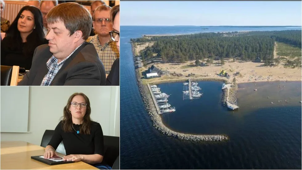 Per Göransson (SD) och Anna Lindh WIkbland, biträdande kommundirektör.