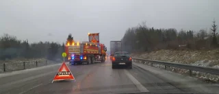 Sex trafikolyckor på motorväg