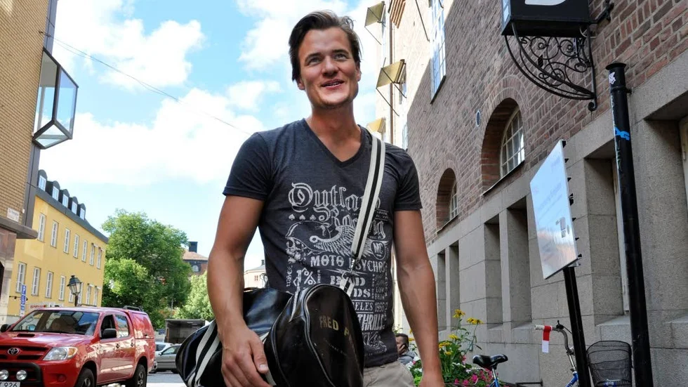 Foto: Christoffer Bertzell
Pelle Skogsberg tvättar sina kläder ofta snarare än rengör sin väska.