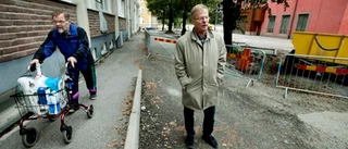 Äldre skräms av öppnad gata
