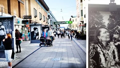 Vandaliserad bild till höger.