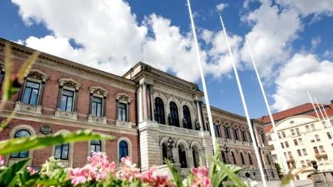 Uppsala universitet, universitetshuset, exteriör.