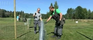 Spaden i marken föromdiskuterat bygge