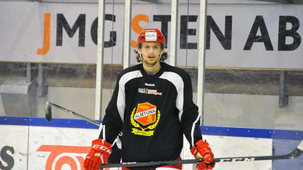 Trivs. Viktor Hertzberg trivs i Almtuna och hoppas få stanna kvar även nästa säsong.