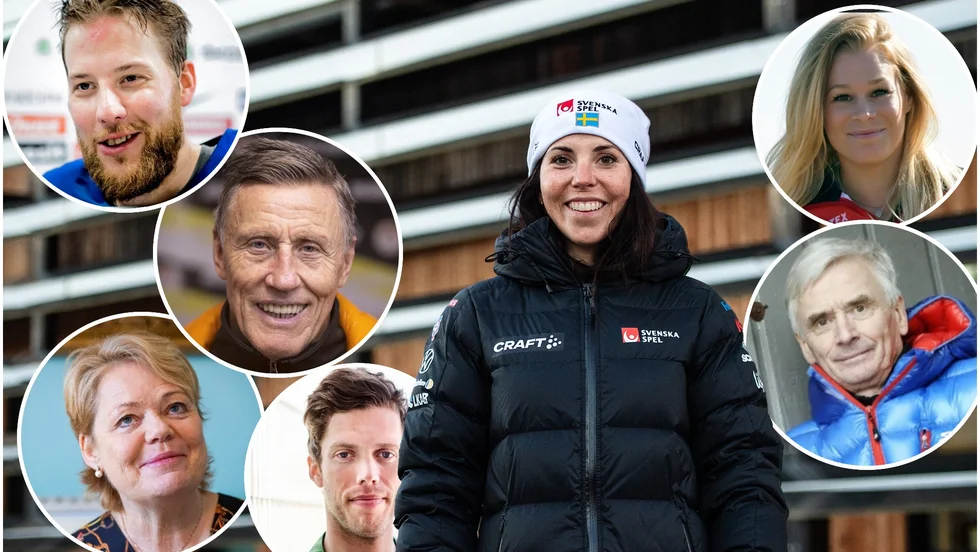 Charlotte Kalla hyllas för sin framgångsrika skidkarriär.