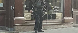 Polisen förtegen om insats i centrum