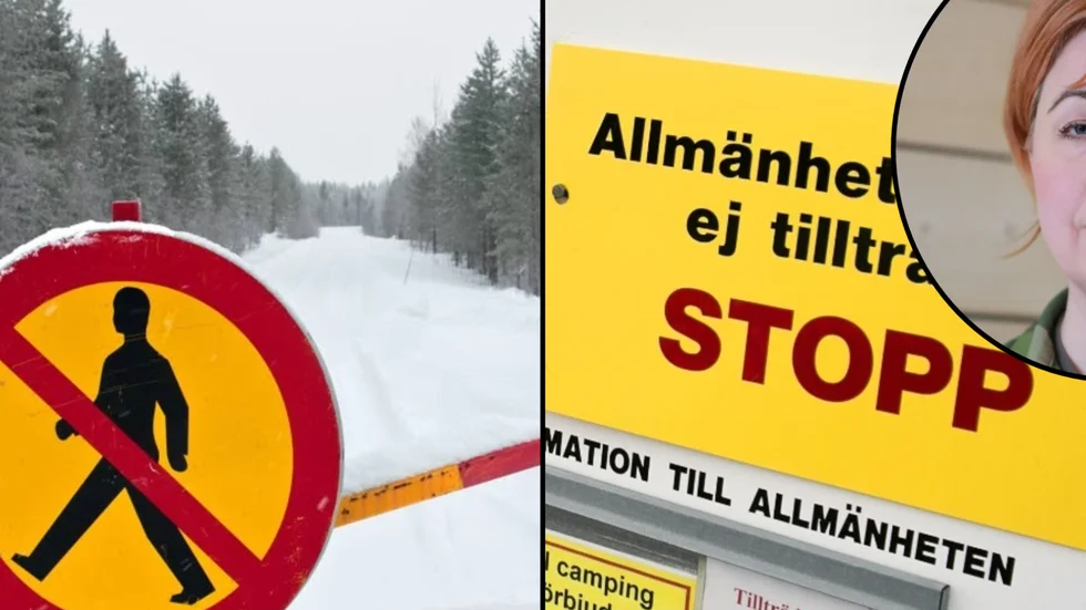 Skoterburna ungdomar tog sig in på skjutfältet mitt under pågående övning i kulspruteskytte. 