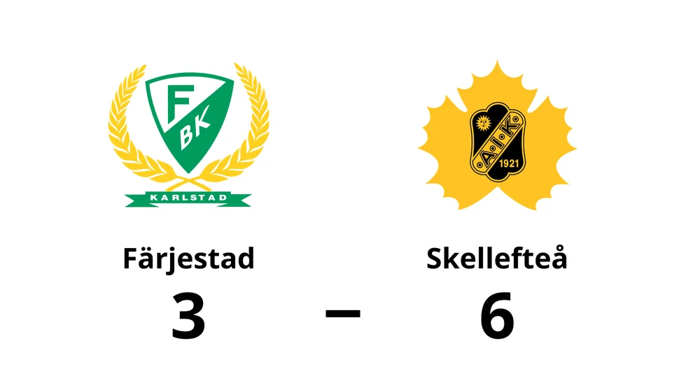 Färjestads BK förlorade mot Skellefteå AIK