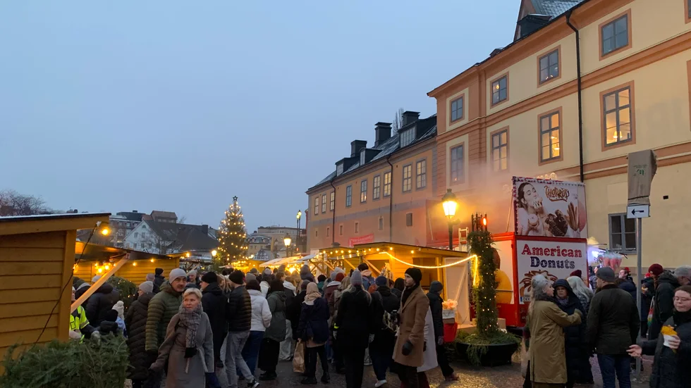 Julmarknad S:t Eriks torg Uppsala 7-8 december 2024.