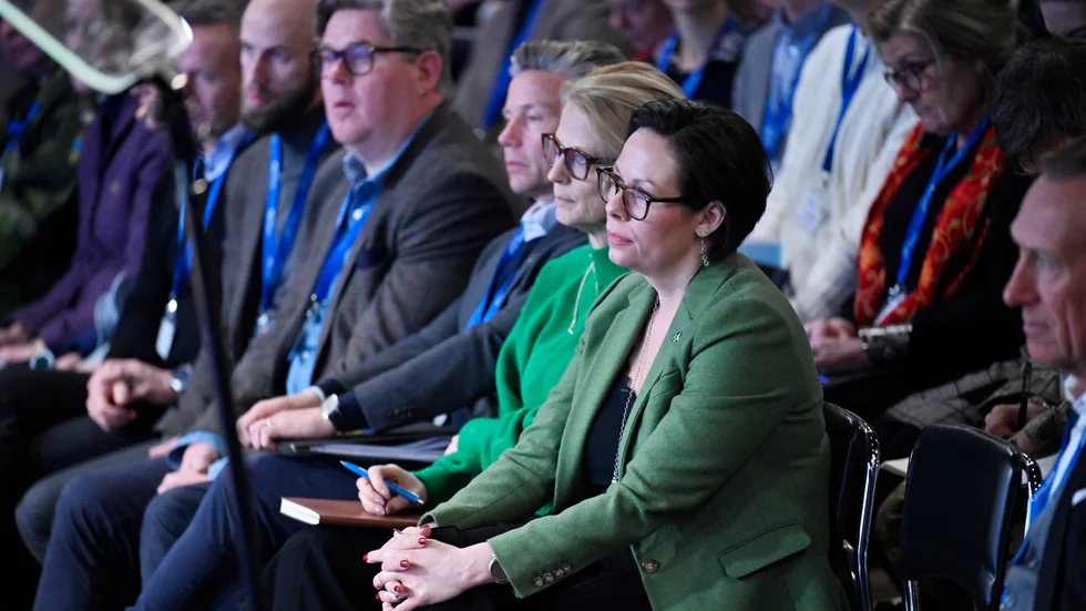 Utrikesminister Maria Malmer Stenergard (M) i Sälen.