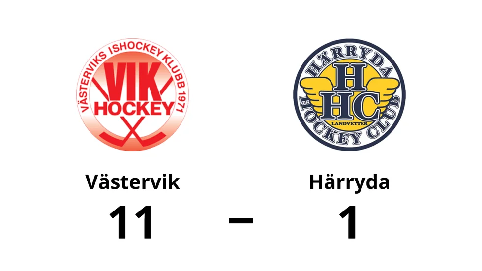 Västerviks IK vann mot Härryda