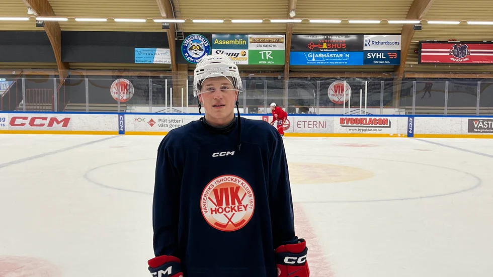 Kasper Arwefjäll gör sin femte VIK-match på lördagen när laget ställs mot hans moderklubb Tranås AIF.