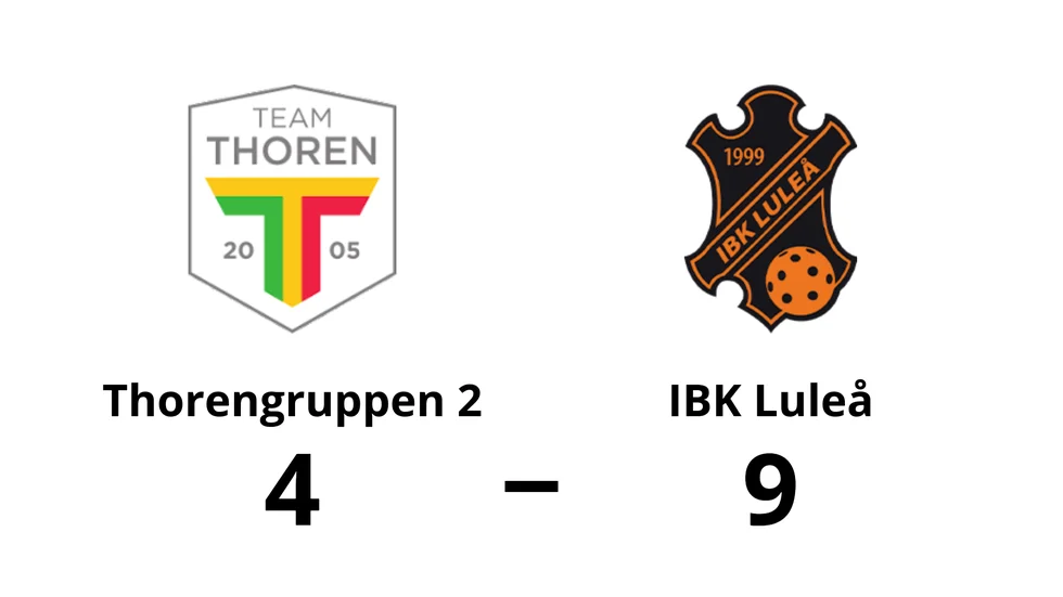 Thorengruppen 2 förlorade mot IBK Luleå