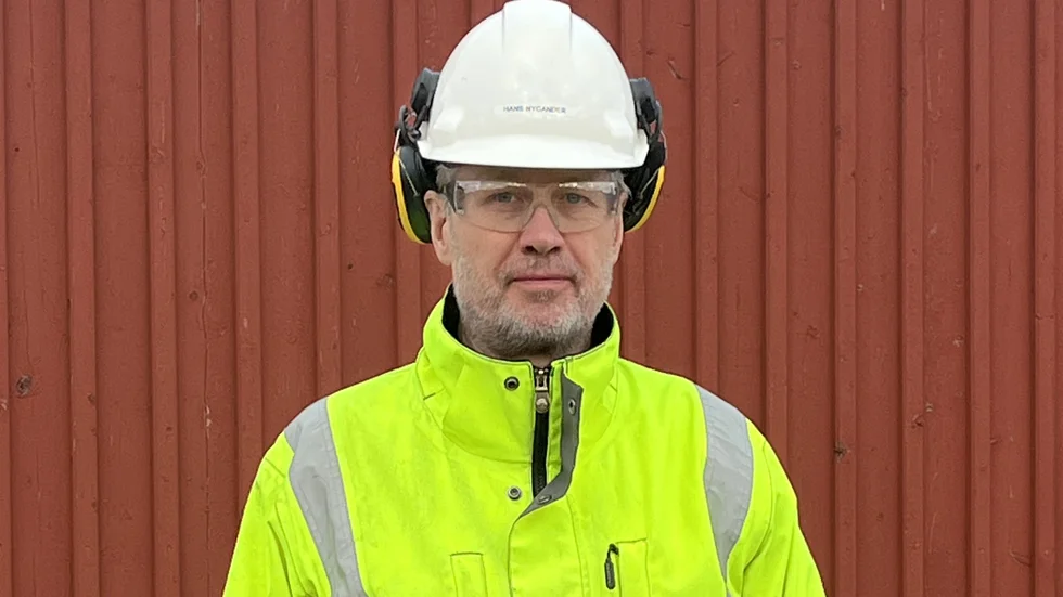 Hans Nycander, platschef på Ovako i Boxholm.