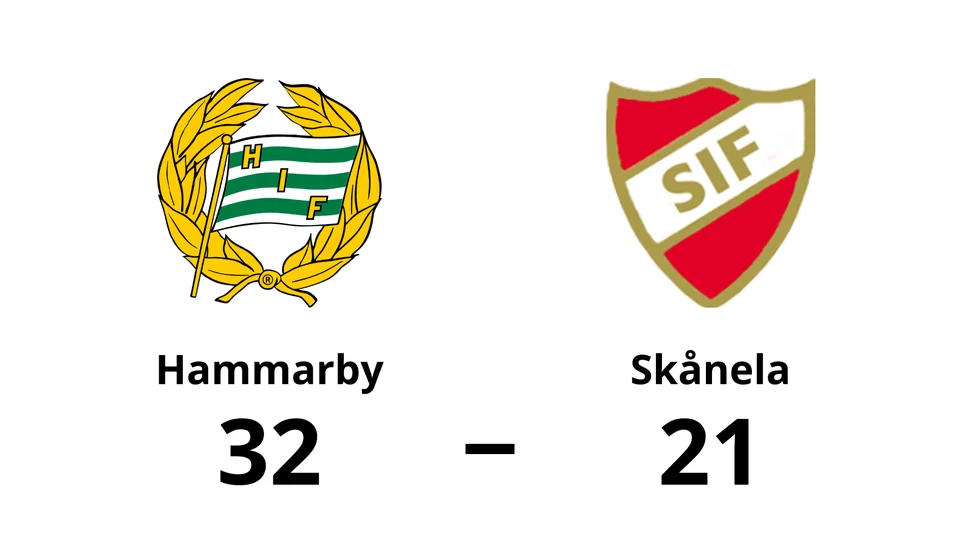 Hammarby IF vann mot Skånela