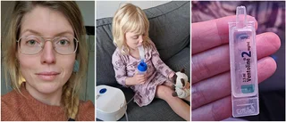 Madeleine, 34, saknade dotterns medicin – då dök hjälten upp