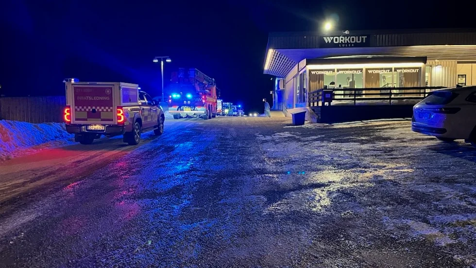 Räddningstjänst och ambulanser ryckte ut till olycksplatsen