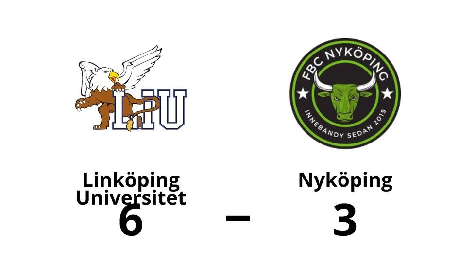 Linköping Universitet vann mot FBC Nyköping
