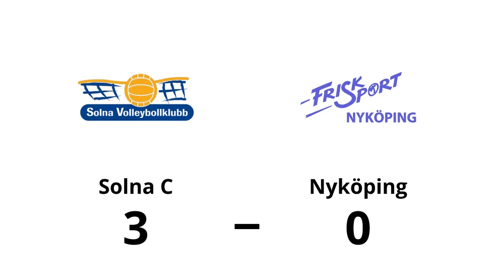 Solna C vann mot Nyköpings FK