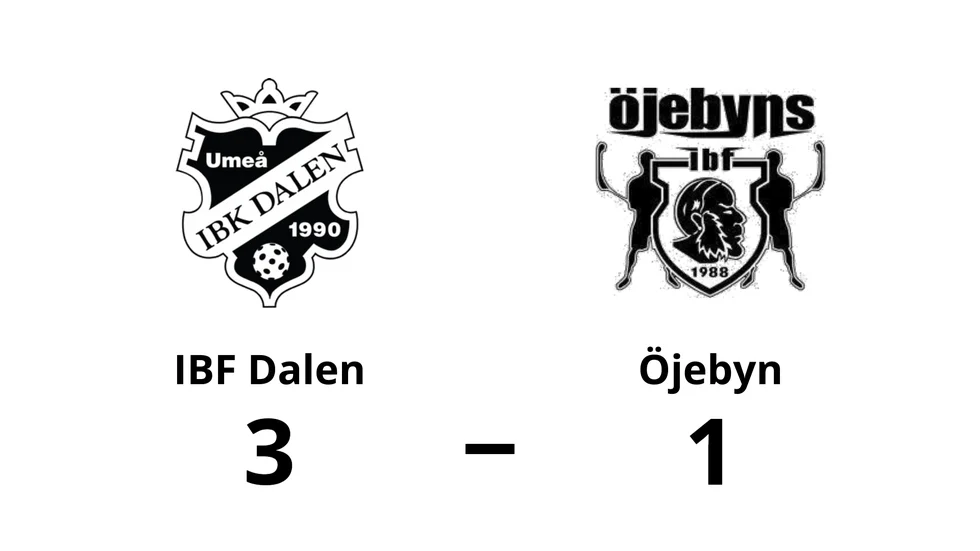 IBF Dalen vann mot Öjebyn