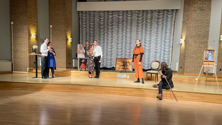 Mötesdeltagarna fick avnjuta en konsert.