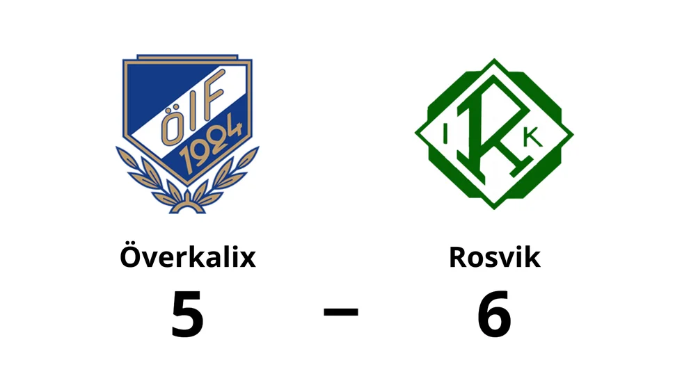 Överkalix IF förlorade mot Rosvik IK
