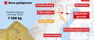 KARTA: Här finns det svenska guldet