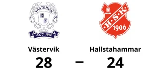 Västervik vann mot Hallstahammar – trots underläge i halvtid