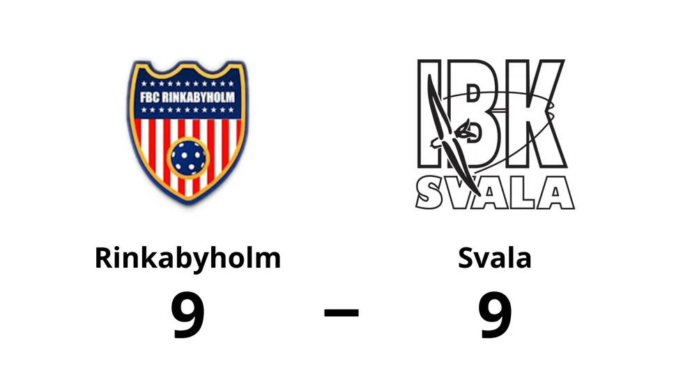 FBC Rinkabyholm spelade lika mot IBK Svala
