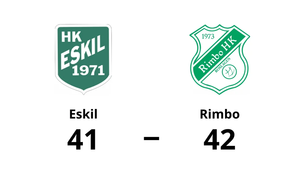 Eskil förlorade mot Rimbo