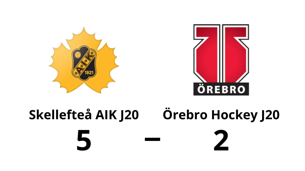 Skellefteå AIK J20 vann mot Örebro Hockey J20