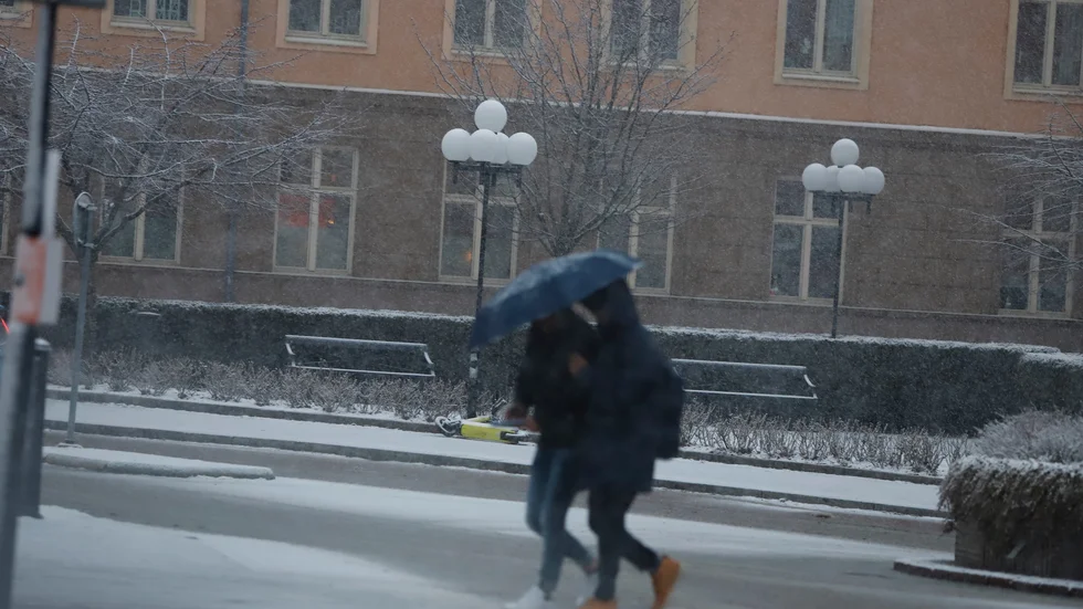 Snön ser ut att återvända till Eskilstuna på torsdag.