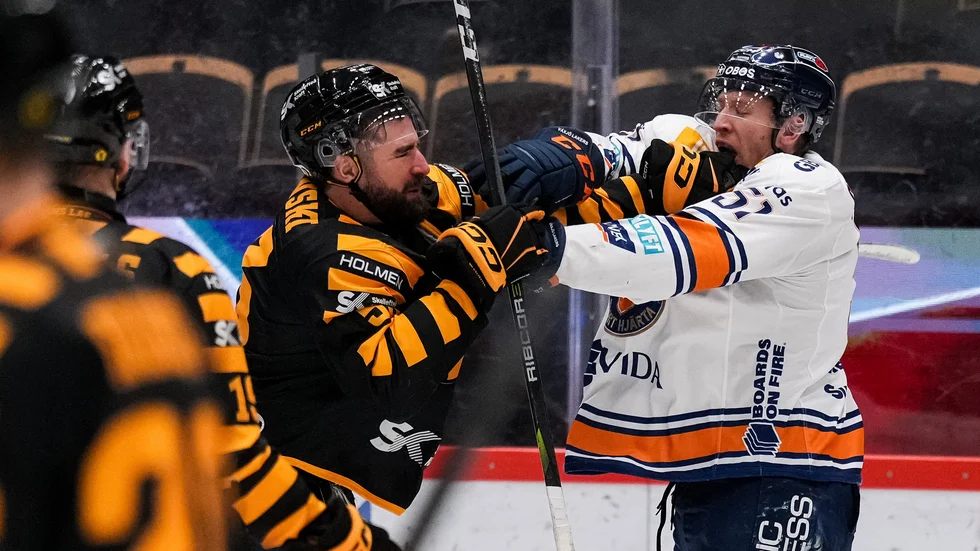 Luke Witkowski gjorde, som många backar i AIK, en bra match och var involverad i det fysiska spelet. 